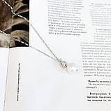 Срібне кольє Proba з натуральними перлами барочним, вага виробу 8,85 г (2152491) 450 розмір, фото 6