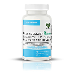 Колаген з вітаміном C яловичий 1 та 3 типу En`vie Lab Complex 2 в капсулах 120 штук