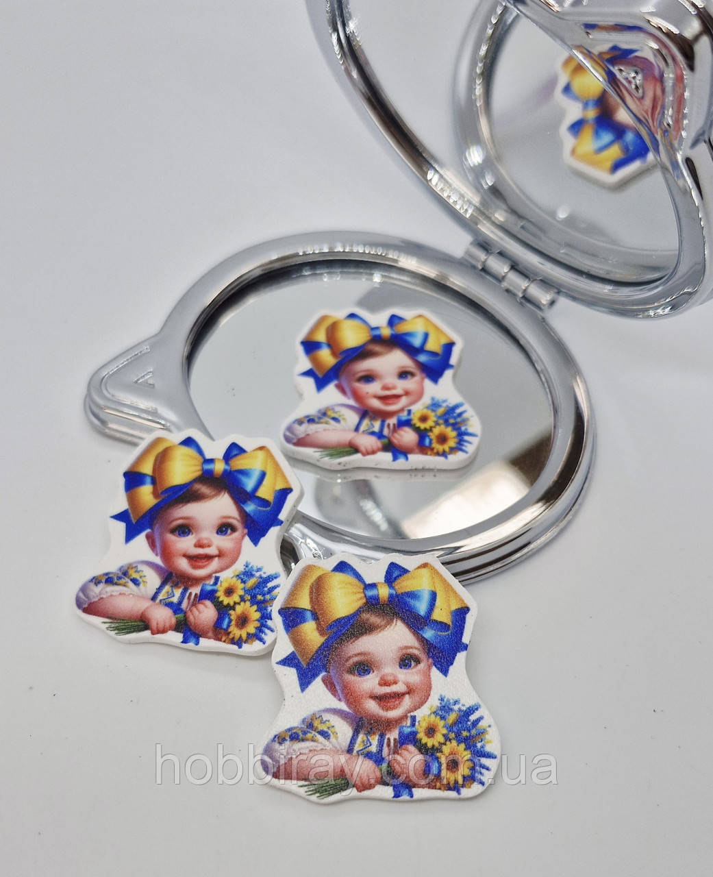 Серединка для бантиків. (планер, кабашон) 1 шт., фото 1