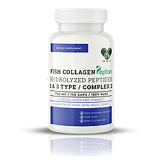 Колаген з вітаміном C морський 1 та 3 типу En`vie Lab Complex 2 в капсулах