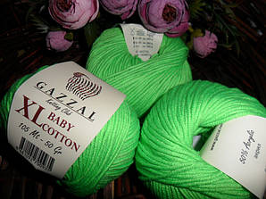Gazzal Baby cotton XL (Бебі котон ХЛ) 3427 салатовий