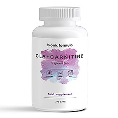 CLA з Л Карнітином 1000 мг. Bionic Formula Кон'югована лінолева кислота 240 капсул