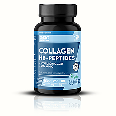 Колаген з гіалуроновою кислотою 1 та 3 типу Garo Nutrition в капсулах 120 штук