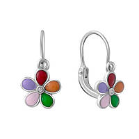 Срібні сережки Proba з ємаллю (2081937)