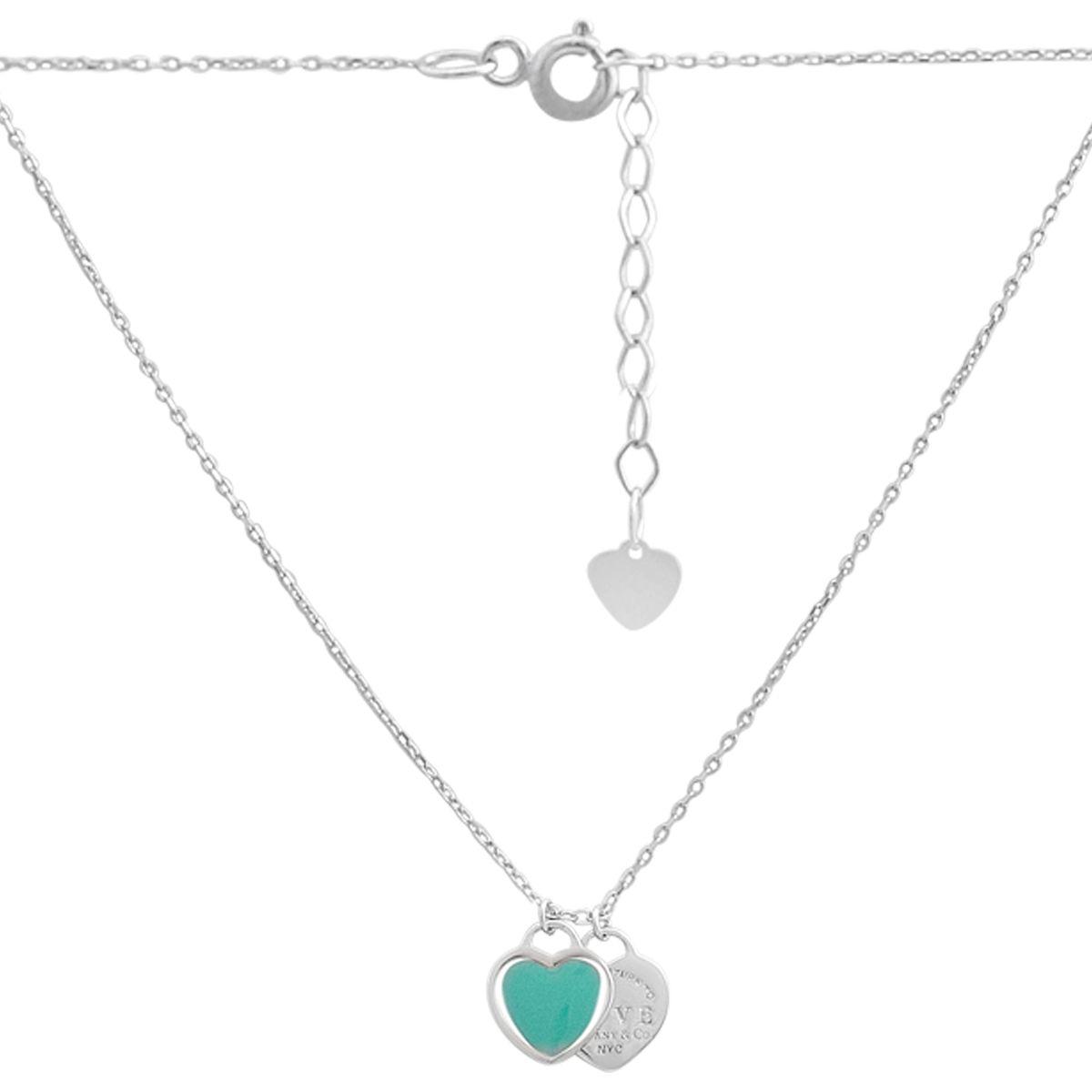 Срібне кольє Proba з ємаллю, вага виробу 3,58 г (60001993) 450500 розмір, фото 1