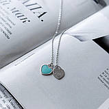 Срібне кольє Proba з ємаллю, вага виробу 3,58 г (60001993) 450500 розмір, фото 4