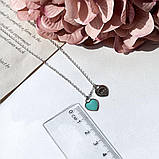 Срібне кольє Proba з ємаллю, вага виробу 3,58 г (60001993) 450500 розмір, фото 6