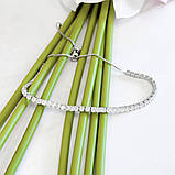 Срібний браслет Proba з фіанітами, вага виробу 7,06 гр (2153771) adjustable розмір, фото 4