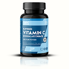 Вітамін с аскорбат натрію 225 г. Pure En`vie Lab чистий порошок 180 порцій