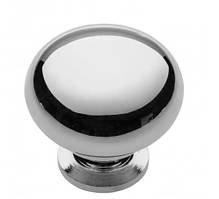 Ручка кнопка GTV BERGAMO d 32 мм Хром