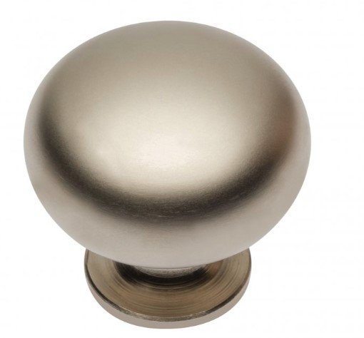 Ручка кнопка GTV BERGAMO d 32 мм Сатин, фото 1