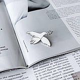 Срібна брошка Proba з ємаллю (2157137), фото 2