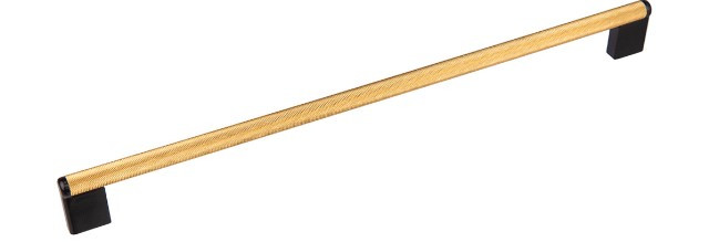 Ручка релінгова Virno Lines 407/320 золото/чорний, фото 1