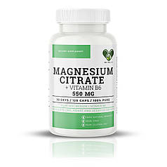Магній цитрат в6 антістрес 550 мг. En`vie Lab Магній цитрат хелат б6