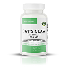 Котячий Кіготь 500 мг. Cat's claw екстракт En`vie Lab 100 капсул