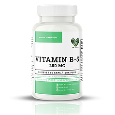 Вітамін В5 250 мг. En`vie Lab Пантотенова кислота B5 90 капсул