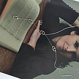 Срібне кольє Proba з без каменів, вага виробу 3,83 г (2180753) 450500 розмір, фото 3