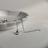 Срібне кольє Proba з без каменів, вага виробу 3,83 г (2180753) 450500 розмір, фото 5