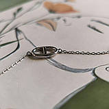 Срібне кольє Proba з без каменів, вага виробу 3,83 г (2180753) 450500 розмір, фото 6