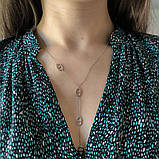 Срібне кольє Proba з без каменів, вага виробу 3,83 г (2180753) 450500 розмір, фото 7