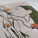 Срібне кольє Proba з натуральними перлами, вага виробу 3,82 г (60002146) adjustable розмір, фото 4