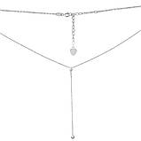 Срібне кольє Proba з без каменів, вага виробу 2,76 г (2159247) 400450 розмір, фото 2