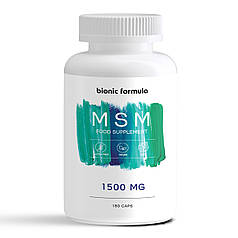 MSM (метилсульфонілметан) органічна сірка 1500 мг bionic formula