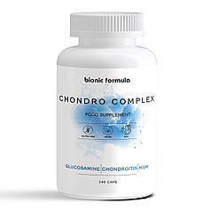 Хондро комплекс глюкозамін хондроітин мсм 3700 мг. для суглобів bionic formula 240 капсул