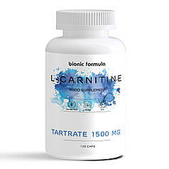 Л карнітин 1500 мг. ( l carnitine ) тартрат для схуднення Bionic Formula 120 капсул