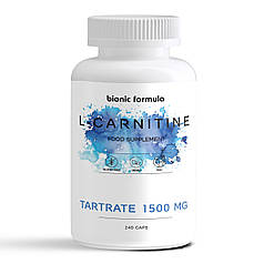 Л карнітин 1500 мг. ( l carnitine ) тартрат для схуднення Bionic Formula 240 капсул