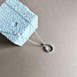 Срібне кольє Proba з фіанітами, вага виробу 6,13 г (2160151) 450500 розмір, фото 5