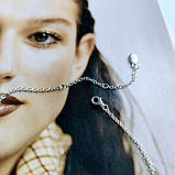 Срібне кольє Proba з фіанітами, вага виробу 6,13 г (2160151) 450500 розмір, фото 6