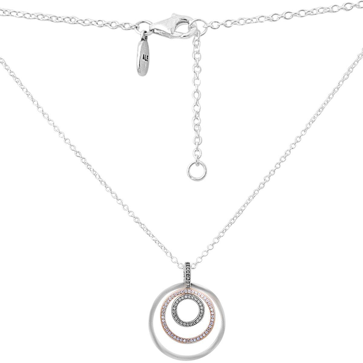 Срібне кольє Proba з фіанітами, вага виробу 6,37 г (2160243) 460 розмір, фото 1