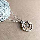 Срібне кольє Proba з фіанітами, вага виробу 6,37 г (2160243) 460 розмір, фото 4