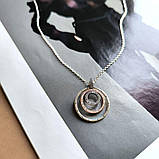 Срібне кольє Proba з фіанітами, вага виробу 6,37 г (2160243) 460 розмір, фото 5