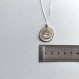 Срібне кольє Proba з фіанітами, вага виробу 6,37 г (2160243) 460 розмір, фото 9