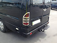 Хромированные Накладки на Задние Фонари (2 шт., Нерж. Сталь) OmsaLine - Итальянская Нержавеющая Сталь для