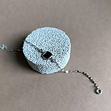 Срібний браслет Proba з натуральним оніксом, фіанітами, вага виробу 2,32 г (2160281) 1720 розмір, фото 2