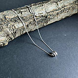 Срібне кольє Proba з фіанітами, вага виробу 5,36 г (2160366) 400450 розмір, фото 3