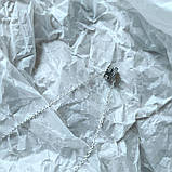 Срібне кольє Proba з фіанітами, вага виробу 5,36 г (2160366) 400450 розмір, фото 6