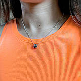 Срібне кольє Proba з фіанітами, вага виробу 5,36 г (2160366) 400450 розмір, фото 7