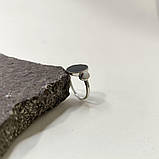 Срібне кільце Proba з натуральним оніксом, вага виробу 2,49 г (60002119) 17 розмір, фото 2