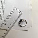 Срібне кільце Proba з натуральним оніксом, вага виробу 2,49 г (60002119) 17 розмір, фото 3