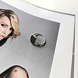 Срібне кільце Proba з натуральним оніксом, вага виробу 2,49 г (60002119) 17 розмір, фото 4