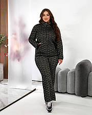 Жіночий Вовняний Костюм 48-52 Оверсайз (альп 1250)