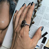 Срібне кільце Proba з натуральним гранатом 5.492ct, вага виробу 5,68 г (2181378) 18 розмір, фото 6