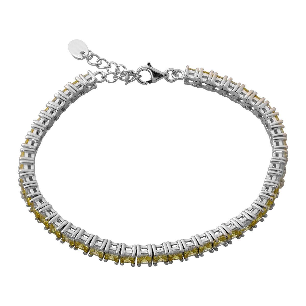 Срібний браслет Proba з фіанітами, вага виробу 11,31 гр (60002017) 1618 розмір, фото 1