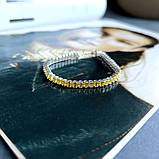 Срібний браслет Proba з фіанітами, вага виробу 11,31 гр (60002017) 1618 розмір, фото 6