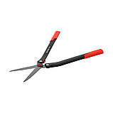 Ножиці по живоплоту з прямими лезами для стебел Ø≤ 3 мм (l= 60 см) леза l= 20 см нейлонові ручки Yato YT-88250, фото 3