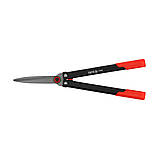 Ножиці по живоплоту з прямими лезами для стебел Ø≤ 3 мм (l= 60 см) леза l= 20 см нейлонові ручки Yato YT-88250, фото 4